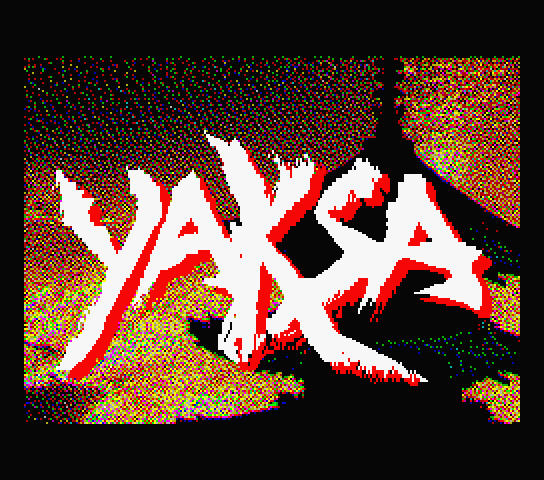 Yaksa title screen for MSX2